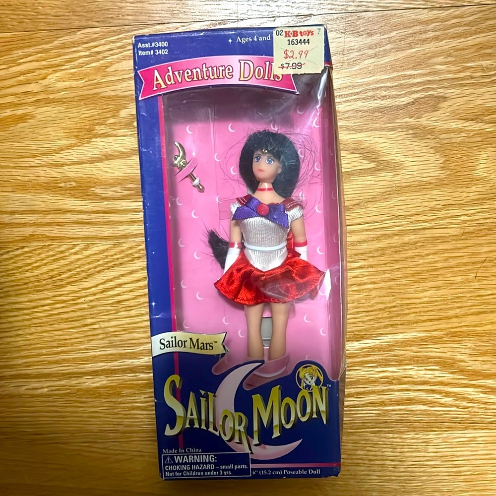 Vintage & Rare Sailor Mars (from Sailor Moon) Action Figure from 1995
